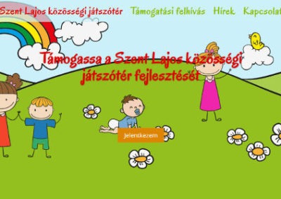 Szent Lajos közösségi játszótér