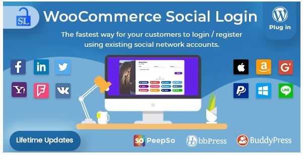 Shop regisztrációs és belépési lehetőség Social media profillal